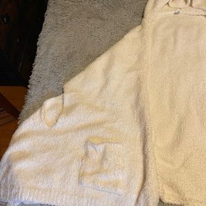 AERIE oversized fleece shawl/sweater